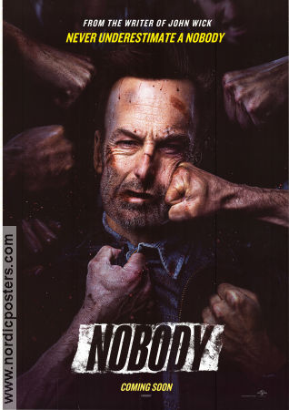 Nobody 2021 movie poster Bob Odenkirk Aleksey Serebryakov Connie Nielsen Ilya Naishuller