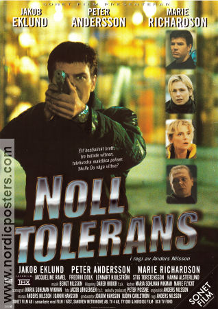 Zero Tolerance 1999 movie poster Jakob Eklund Marie Richardson Peter Andersson Anders Nilsson Find more: Johan Falk Police and thieves