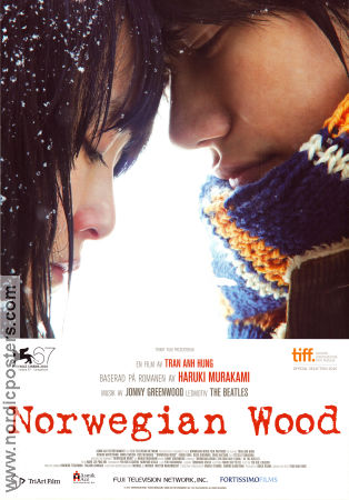 Noruwei no mori 2010 movie poster Ken´ichi Matsuyama Rinko Kikuchi Kiko Mizuhara Anh Hung Tran Country: Japan