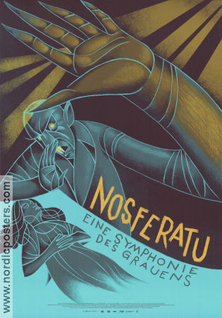 Nosferatu eine Symphonie des Grauens 1922 movie poster Max Schreck Alexander Granach Gustav von Wangenheim FW Murnau