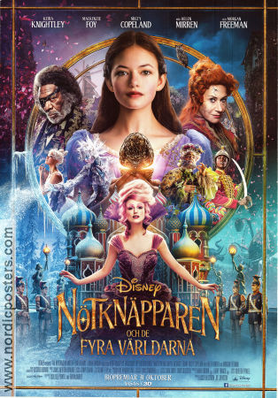 The Nutcracker and the Four Realms 2018 movie poster Mackenzie Foy Tom Sweet Meera Syal Lasse Hallström