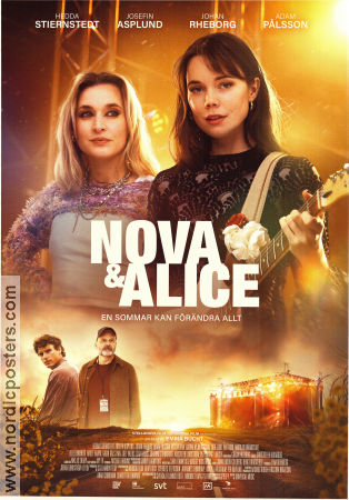 Nova och Alice 2024 movie poster Hedda Stiernstedt Josefin Asplund Johan Rheborg Emma Bucht