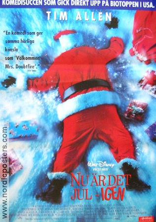 The Santa Claus 1994 movie poster Tim Allen Judge Reinhold Wendy Crewson John Pasquin Holiday