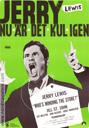 Who´s Minding the Store 1963 movie poster Jerry Lewis Jill St John Frank Tashlin