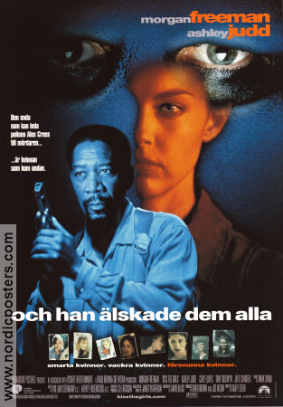 Kiss the Girls 1997 movie poster Morgan Freeman Ashley Judd Cary Elwes Gary Fleder