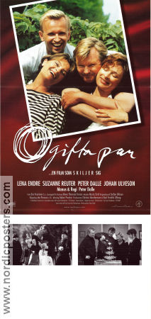 Ogifta par 1997 movie poster Lena Endre Johan Ulveson Suzanne Reuter Peter Dalle