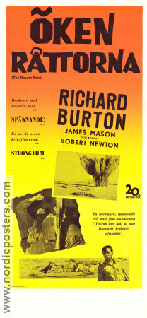 The Desert Rats 1953 poster Richard Burton Robert Wise