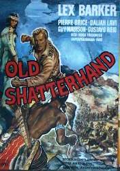 Old Shatterhand 1964 movie poster Lex Barker Pierre Brice Daliah Lavi Hugo Fregonese