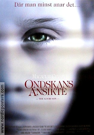 Ondskans ansikte 1993 poster Macaulay Culkin Elijah Woods Wendy Crewson Joseph Ruben