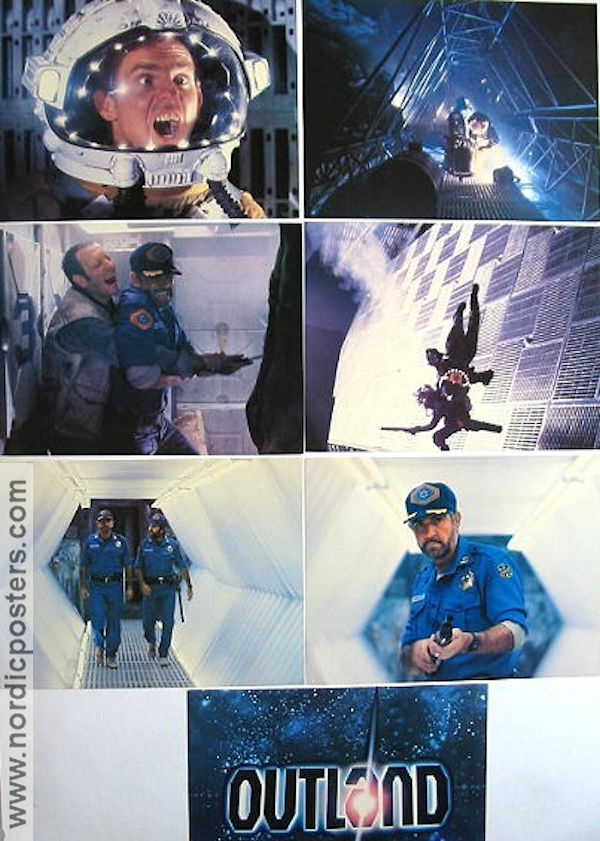 Outland 1981 lobby card set Sean Connery Frances Sternhagen Peter Boyle Peter Hyams