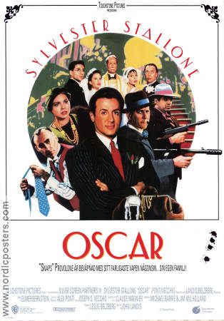 Oscar 1991 poster Sylvester Stallone John Landis