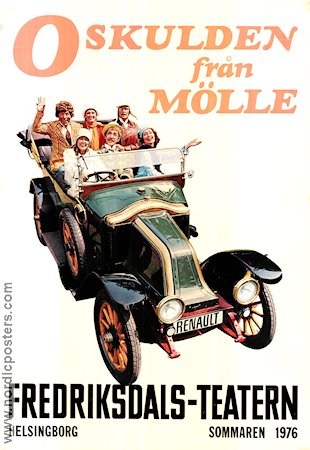 Oskulden från Mölle 1976 poster Nils Poppe Find more: Fredriksdalsteatern Cars and racing