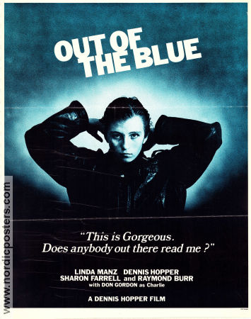 Out of the Blue 1980 movie poster Linda Manz Sharon Farrell Don Gordon Dennis Hopper