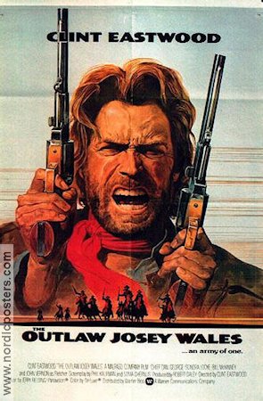 Outlaw Josey Wales 1976 movie poster Clint Eastwood