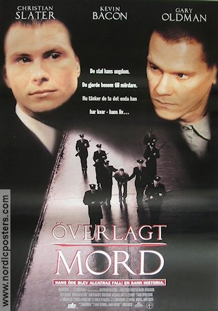 Murder in the First 1995 movie poster Christian Slater Kevin Bacon Gary Oldman Marc Rocco