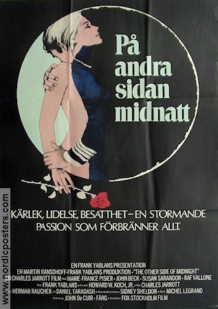 The Other Side of Midnight 1978 movie poster Marie-France Pisier John Beck Charles Jarrott