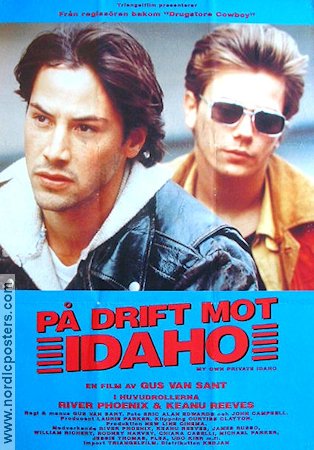 My Own Private Idaho 1991 movie poster River Phoenix Keanu Reeves Gus Van Sant