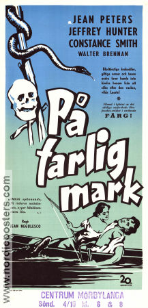 På farlig mark 1952 poster Jean Peters Jeffrey Hunter Constance Smith Jean Negulesco