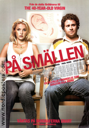 På smällen 2007 poster Seth Rogen Katherine Heigl Judd Apatow Barn