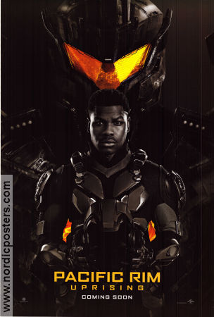 Pacific Rim: Uprising 2018 movie poster John Boyega Scott Eastwood Cailee Spaeny Steven S DeKnight