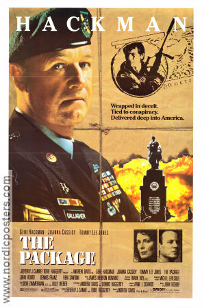 The Package 1989 movie poster Gene Hackman Tommy Lee Jones Joanna Cassidy Andrew Davis