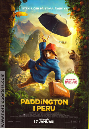 Paddington in Peru 2024 movie poster Hugh Bonneville Emily Mortimer Ben Whishaw Dougal Wilson
