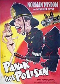 Panik hos polisen 1960 movie poster Norman Wisdom Police and thieves