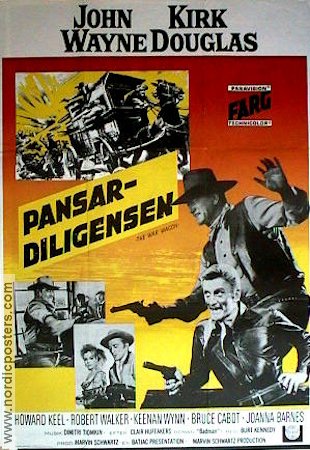 The War Wagon 1967 movie poster John Wayne Kirk Douglas