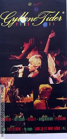 Parkliv 1981 movie poster Gyllene Tider Per Gessle Rock and pop