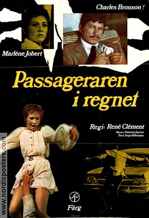 Le Passager de la pluie 1970 movie poster Charles Bronson Jill Ireland Marlene Robert René Clément