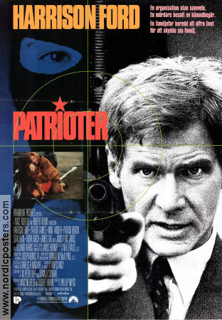 Patrioter 1992 poster Harrison Ford Anne Archer Sean Bean Phillip Noyce