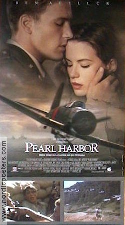 Pearl Harbor 2001 movie poster Ben Affleck Kate Beckinsale Josh Hartnett Michael Bay Find more: Jerry Bruckheimer War Planes Romance