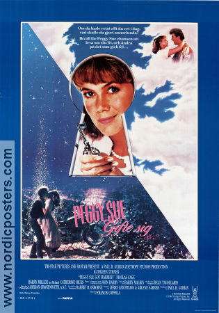 Peggy Sue Got Married 1986 movie poster Kathleen Turner Nicolas Cage Francis Ford Coppola