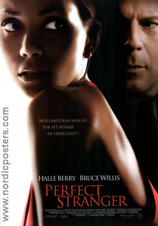 Perfect Stranger 2007 movie poster Halle Berry Bruce Willis James Foley