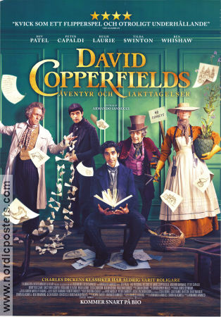 The Personal History of David Copperfield 2019 movie poster Dev Patel Hugh Laurie Tilda Swinton Armando Iannucci