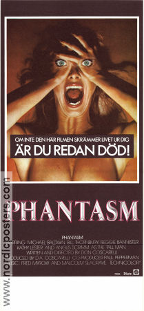 Phantasm 1979 movie poster A Michael Baldwin Bill Thornbury Reggie Bannister Don Coscarelli