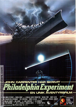 The Philadelphia Experiment 1984 poster Michael Paré Stewart Raffill