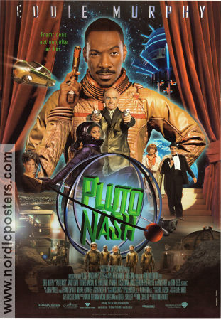 The Adventures of Pluto Nash 2002 movie poster Eddie Murphy Jay Mohr Randy Quaid Ron Underwood