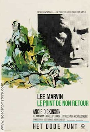 Point Blank 1968 movie poster Lee Marvin Angie Dickinson Keenan Wynn John Boorman