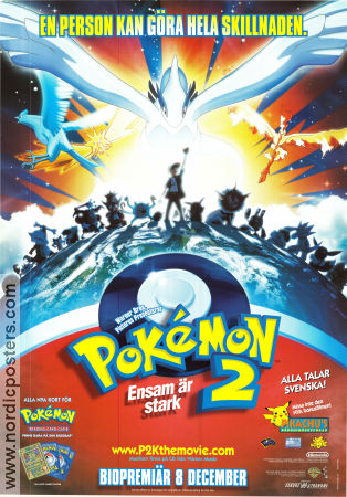 Pokémon the Movie 2000 1999 movie poster Veronica Taylor Kunihiko Yuyama Animation