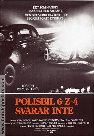 Polisbil 6-Z-4 svarar inte 1979 poster John Savage James Woods Franklyn Seales Harold Becker Poliser