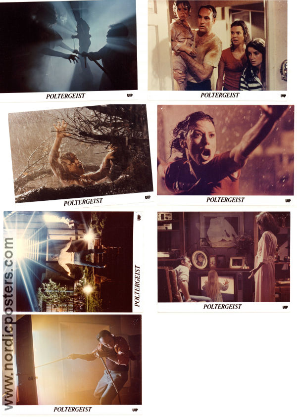 Poltergeist 1982 lobby card set JoBeth Williams Heather O´Rourke Craig T Nelson Tobe Hooper