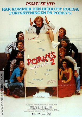 Porky´s 2 Dagen efter 1983 movie poster Bob Clark School