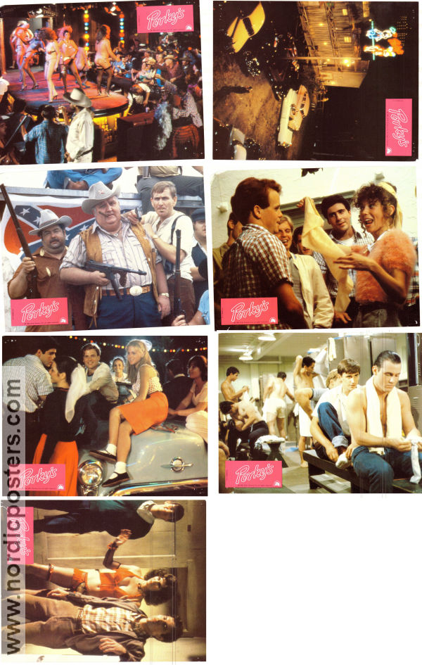 Porky´s 1981 lobbykort Dan Monahan Mark Herrier Wyatt Knight Bob Clark Filmen från: Canada Skola