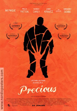 Precious 2009 movie poster Mo´Nique Mariah Carey Lenny Kravitz Lee Daniels Celebrities