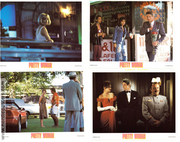 Pretty Woman 1990 lobbykort Richard Gere Julia Roberts Jason Alexander Garry Marshall Romantik