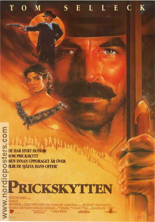 Quigley Down Under 1990 movie poster Tom Selleck Laura San Giacomo Alan Rickman Simon Wincer