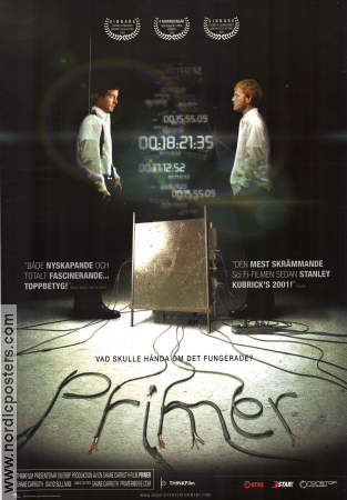 Primer 2004 movie poster David Sullivan Shane Carruth