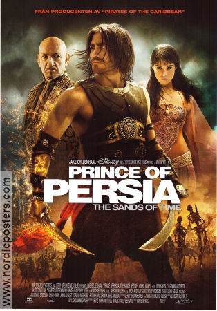 Prince of Persia: The Sands of Time 2010 movie poster Jake Gyllenhaal Gemma Arterton Ben Kingsley Mike Newell Sword and sandal