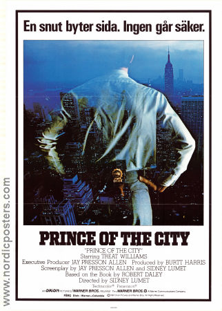 Prince of the City 1981 movie poster Treat Williams Jerry Orbach Richard Foronjy Sidney Lumet Police and thieves